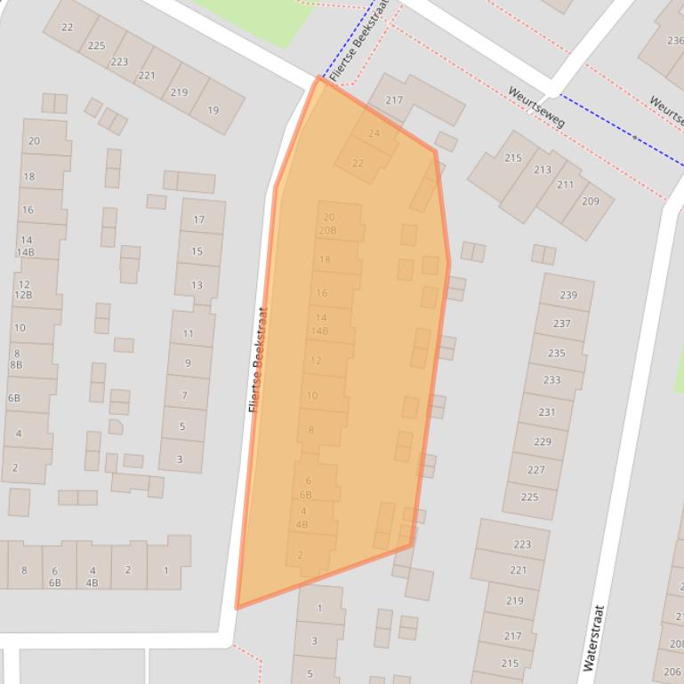 Kaart van postcodegebied 6541WL.