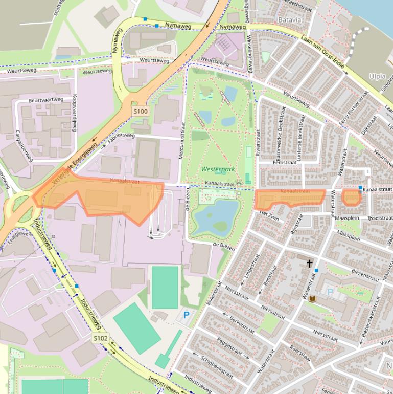 Kaart van postcodegebied 6541XK.