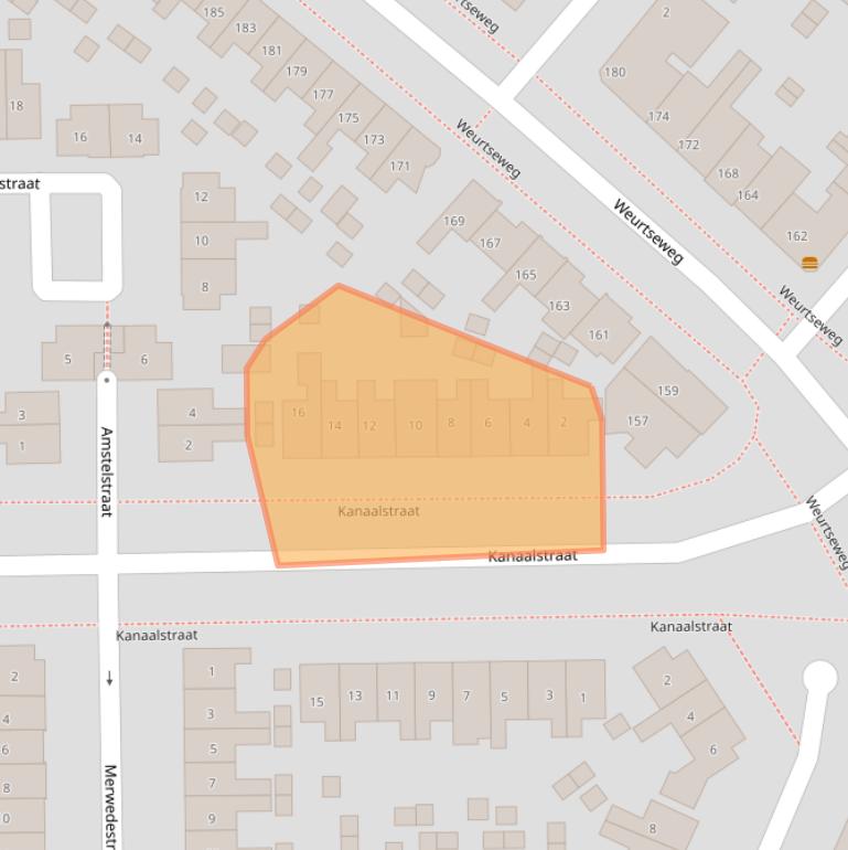 Kaart van postcodegebied 6541XL.