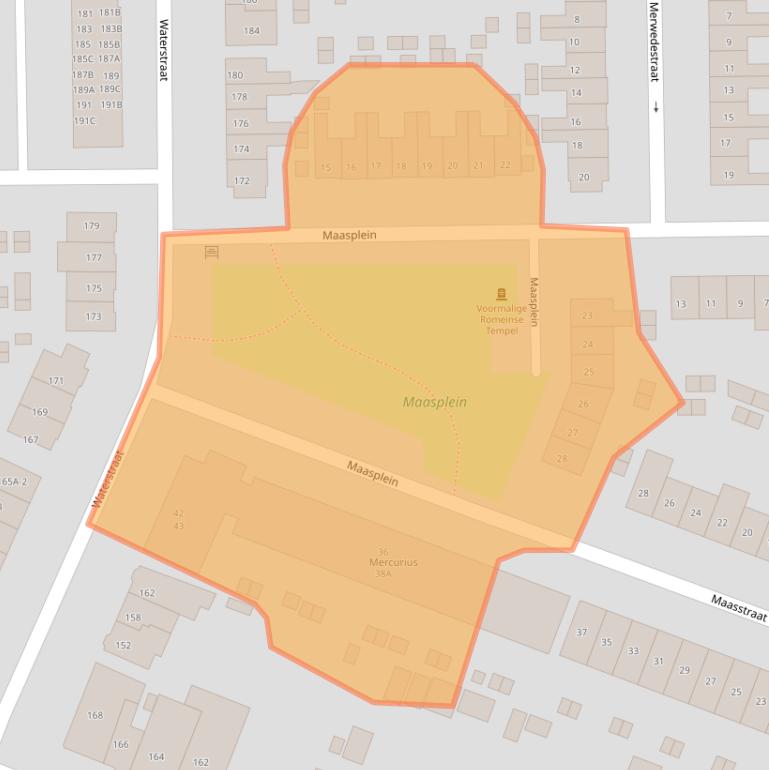 Kaart van postcodegebied 6541XS.