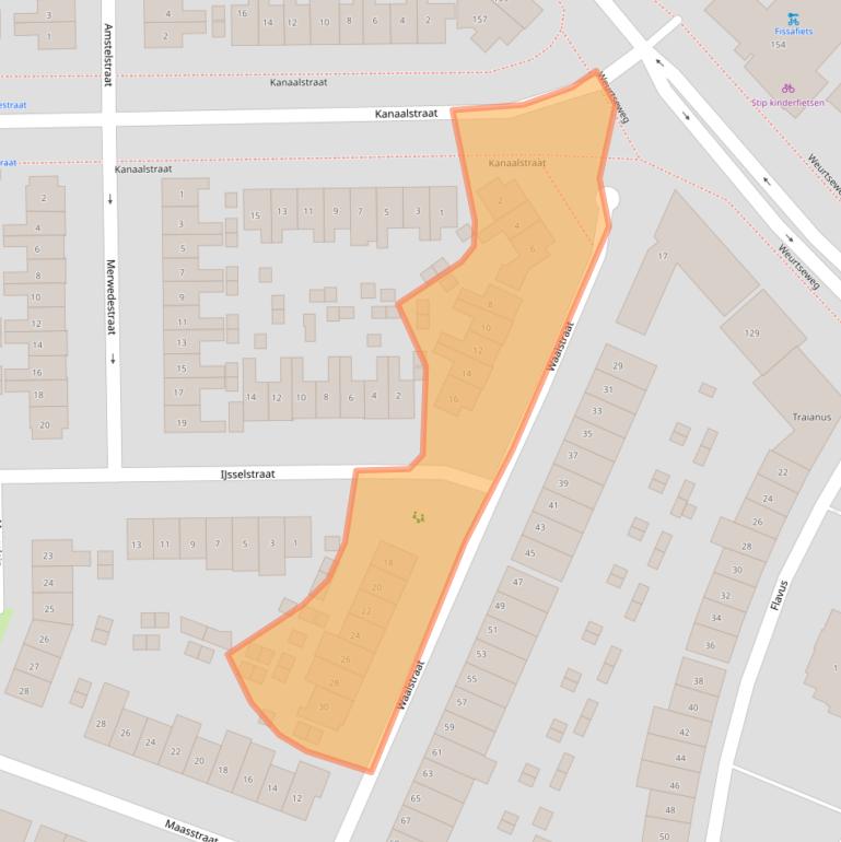 Kaart van postcodegebied 6541XZ.