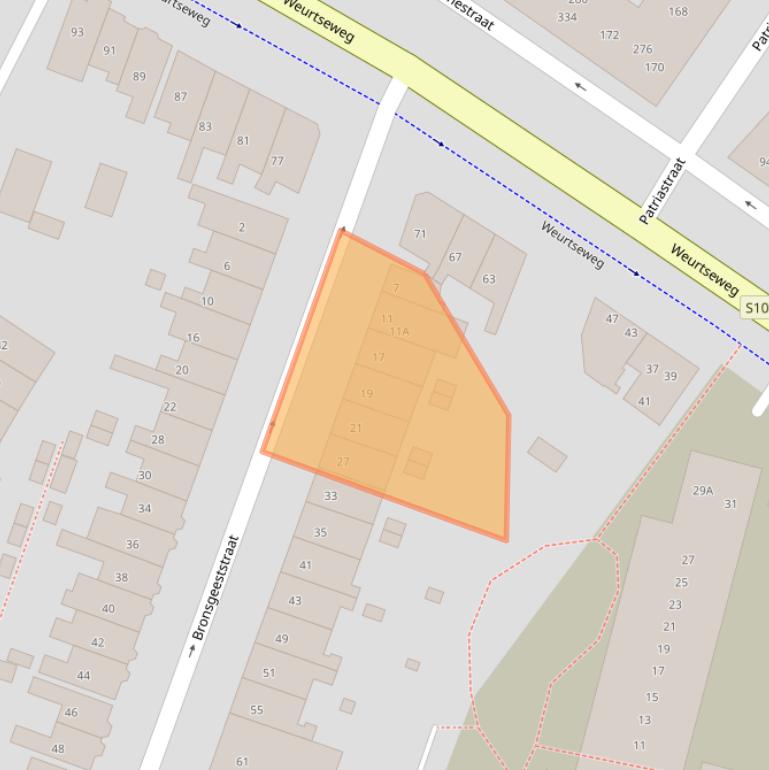 Kaart van postcodegebied 6541ZJ.