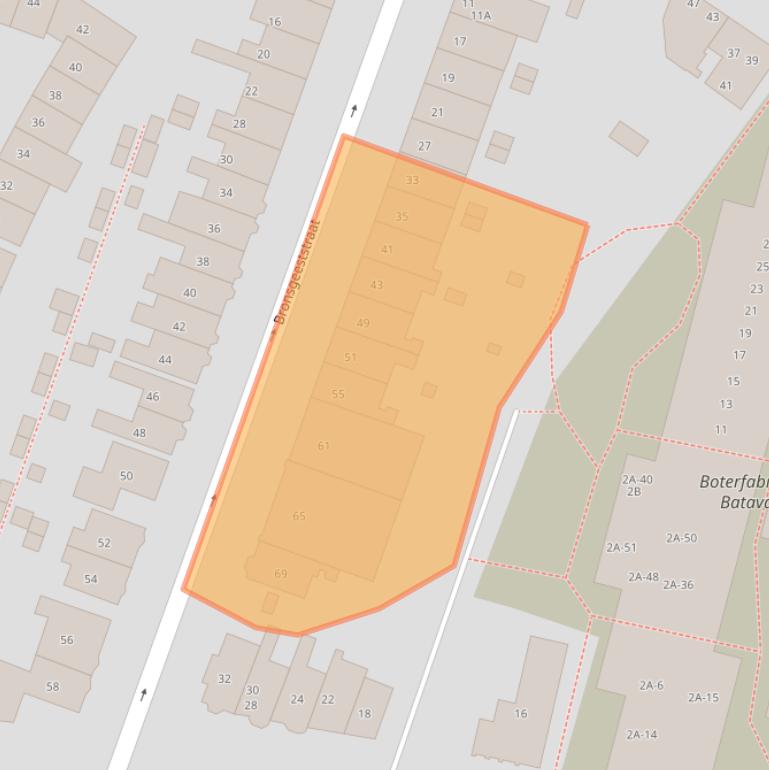 Kaart van postcodegebied 6541ZK.