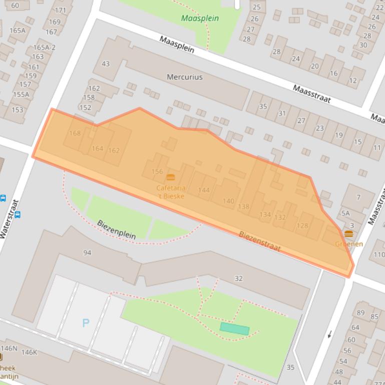 Kaart van postcodegebied 6541ZX.