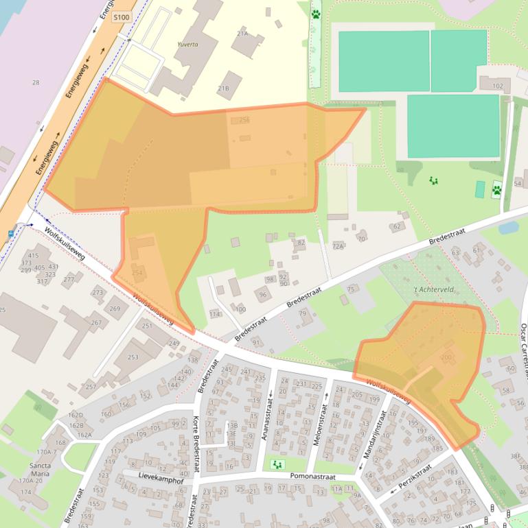 Kaart van postcodegebied 6542AB.