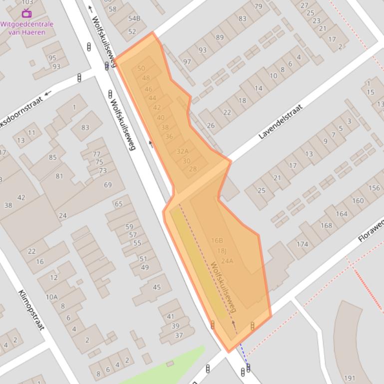 Kaart van postcodegebied 6542JK.