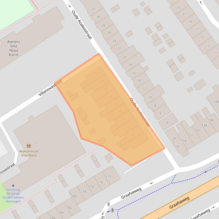 Kaart van postcodegebied 6542JR.