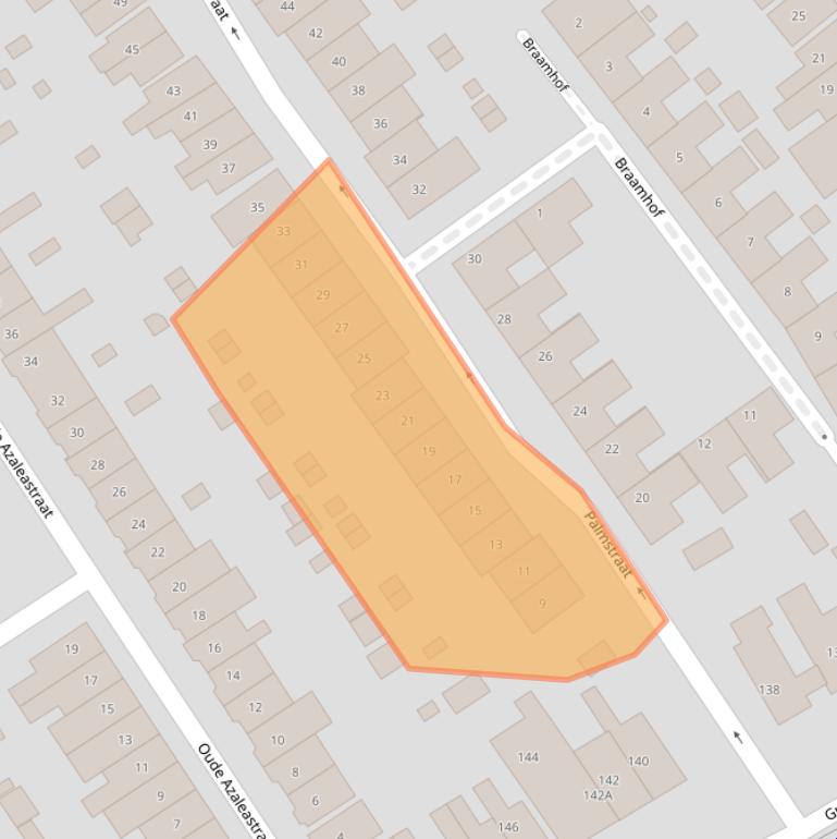 Kaart van postcodegebied 6542JV.