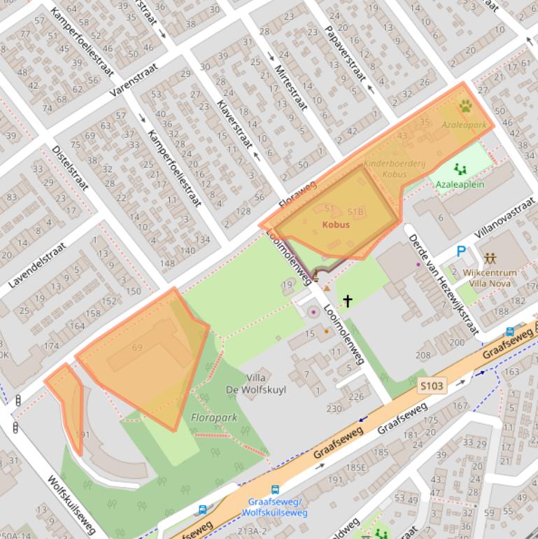 Kaart van postcodegebied 6542KB.