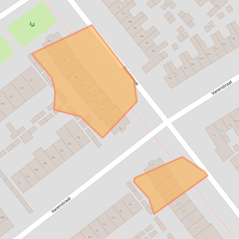 Kaart van postcodegebied 6542LN.