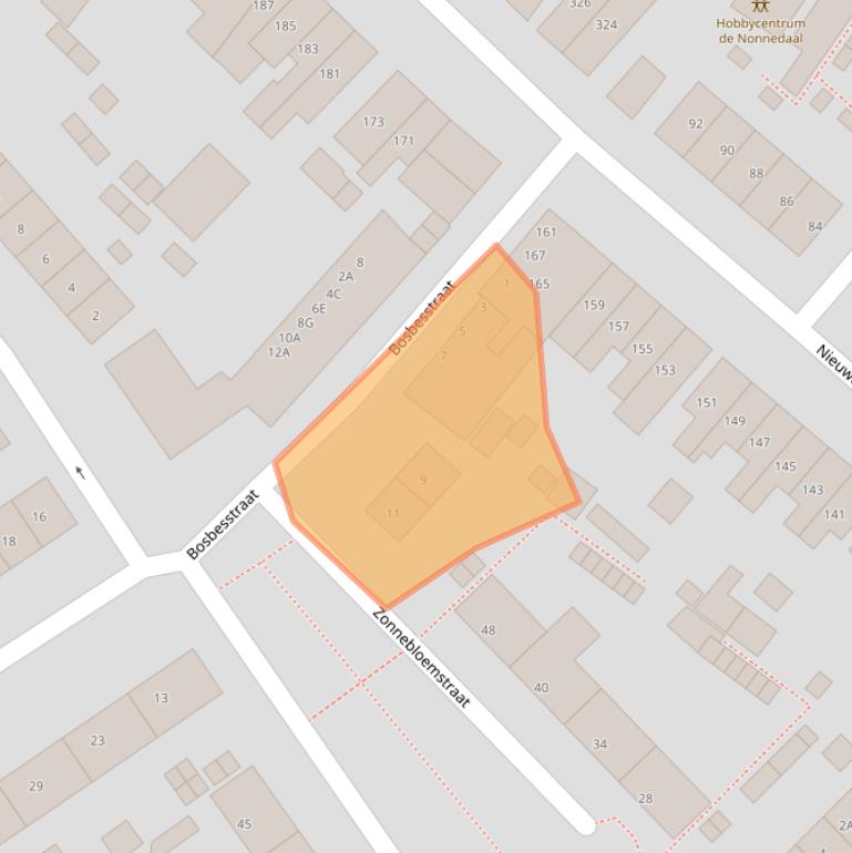 Kaart van postcodegebied 6542NK.