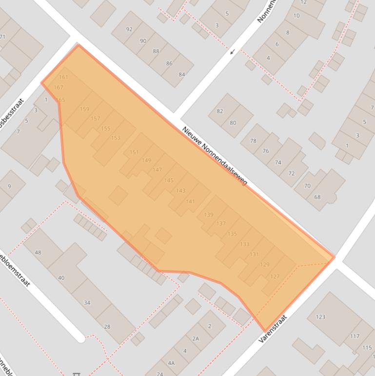 Kaart van postcodegebied 6542PE.