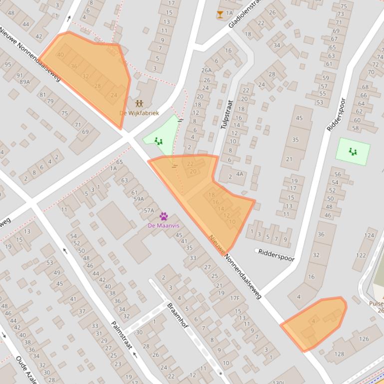 Kaart van postcodegebied 6542PJ.