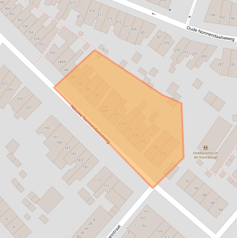 Kaart van postcodegebied 6542PM.