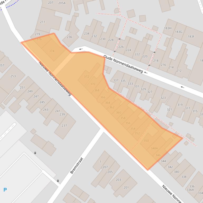 Kaart van postcodegebied 6542PN.