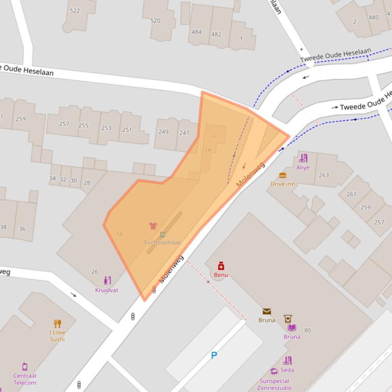 Kaart van postcodegebied 6542PV.