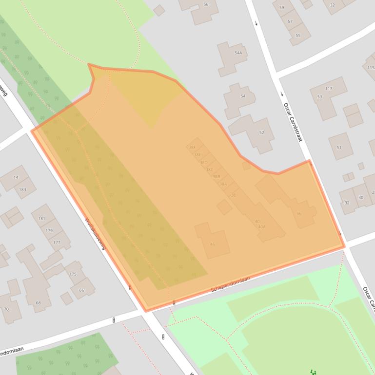 Kaart van postcodegebied 6542RN.