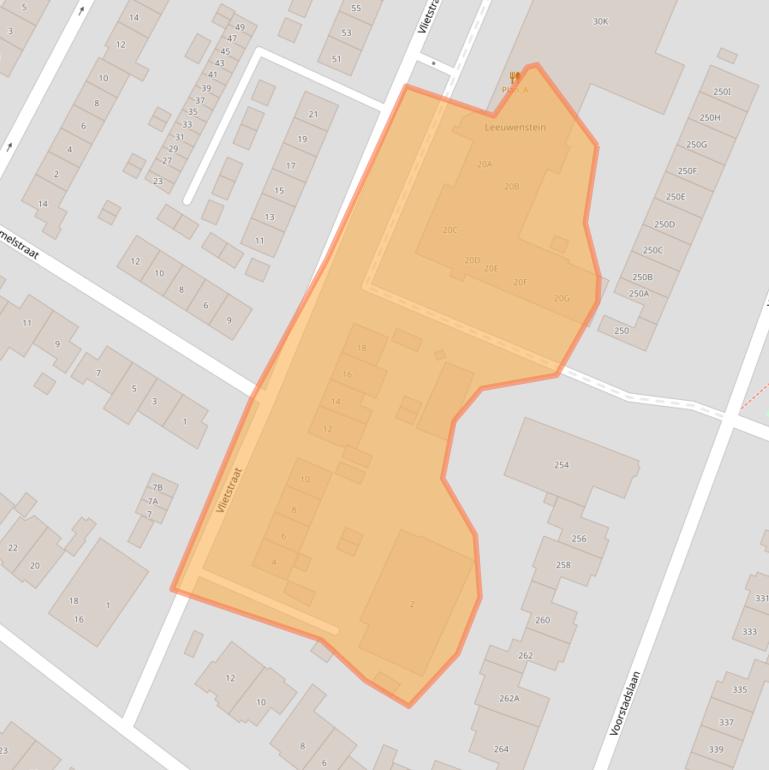 Kaart van postcodegebied 6542SL.
