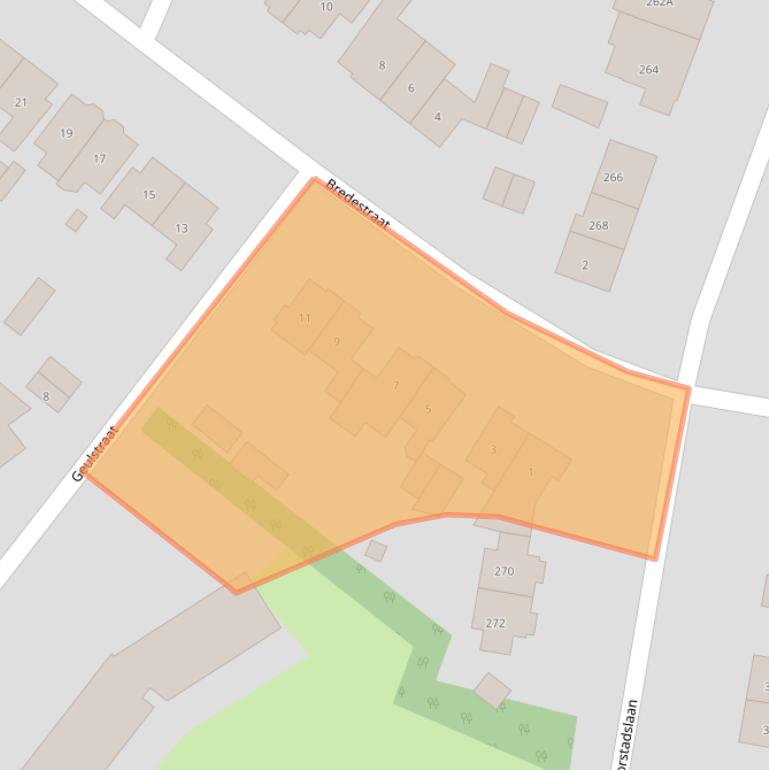 Kaart van postcodegebied 6542SN.