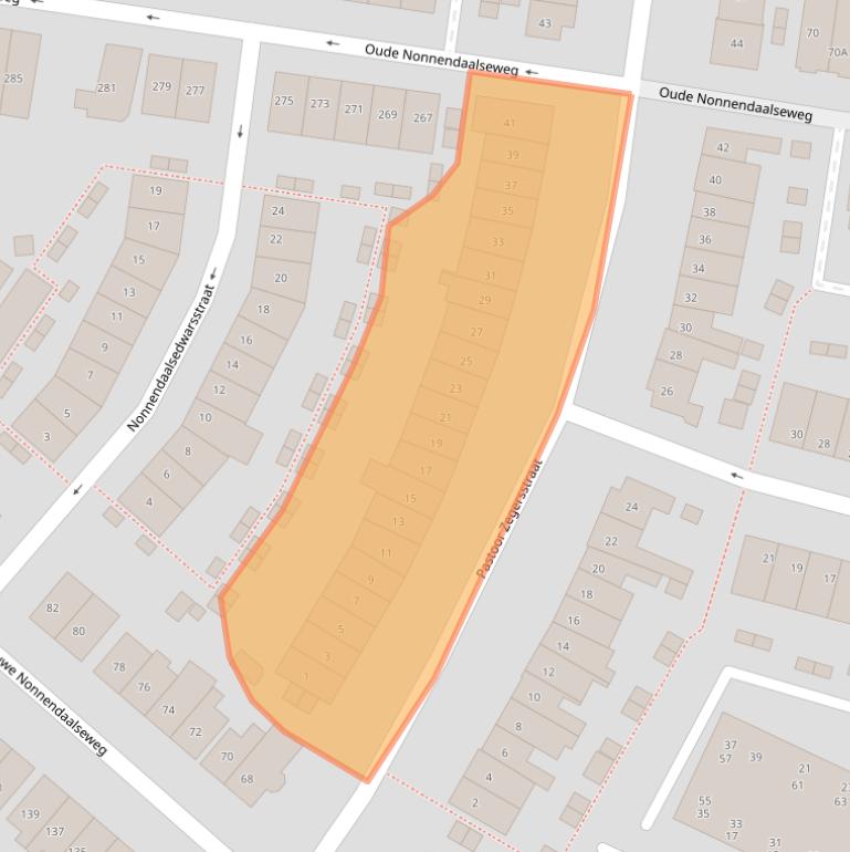 Kaart van postcodegebied 6542VM.