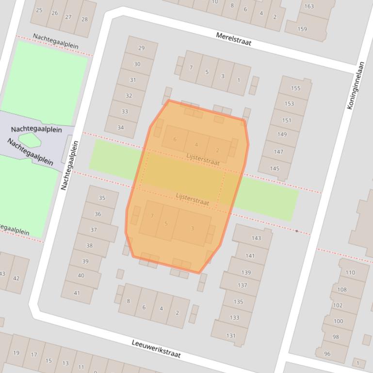 Kaart van postcodegebied 6542WK.