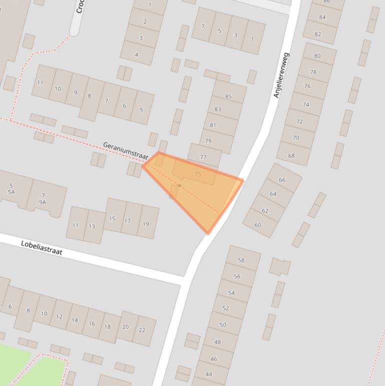 Kaart van postcodegebied 6542XS.