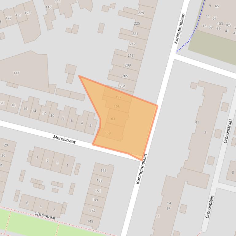 Kaart van postcodegebied 6542ZP.