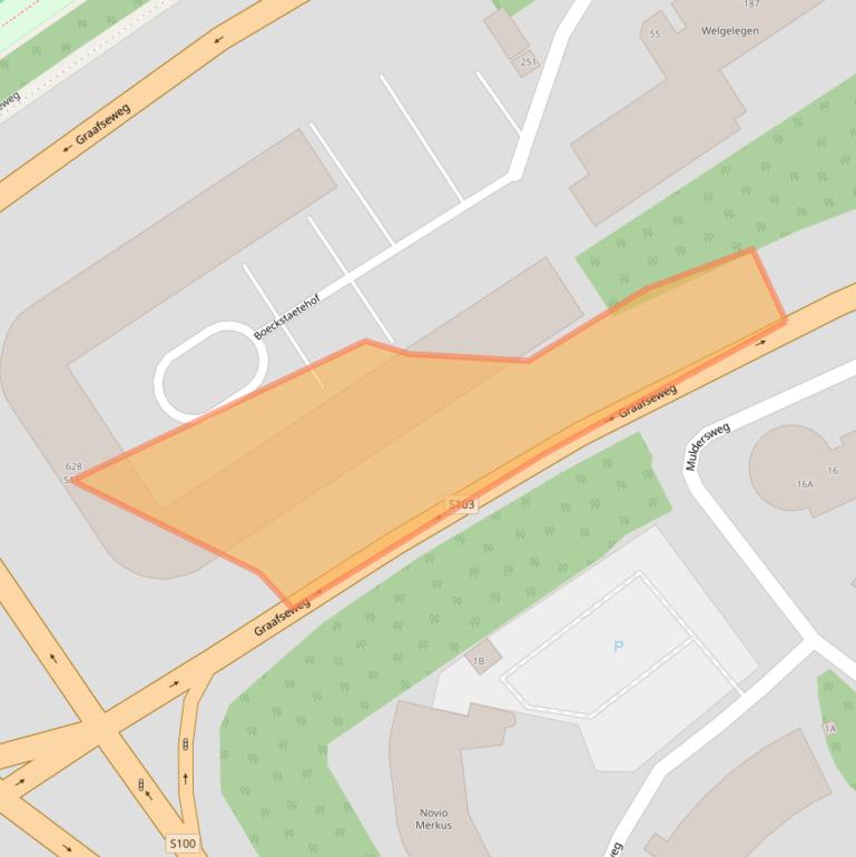 Kaart van postcodegebied 6543HC.