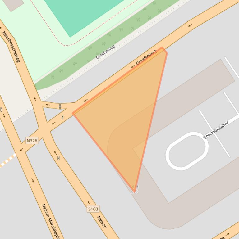 Kaart van postcodegebied 6543HD.