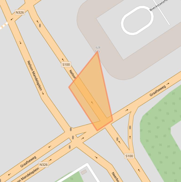 Kaart van postcodegebied 6543HH.