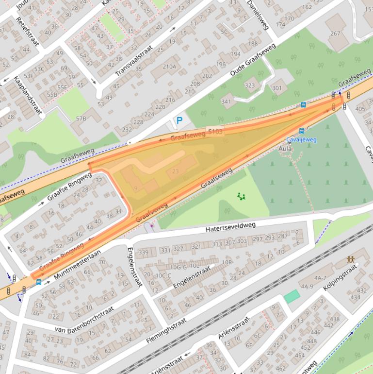 Kaart van postcodegebied 6543JE.