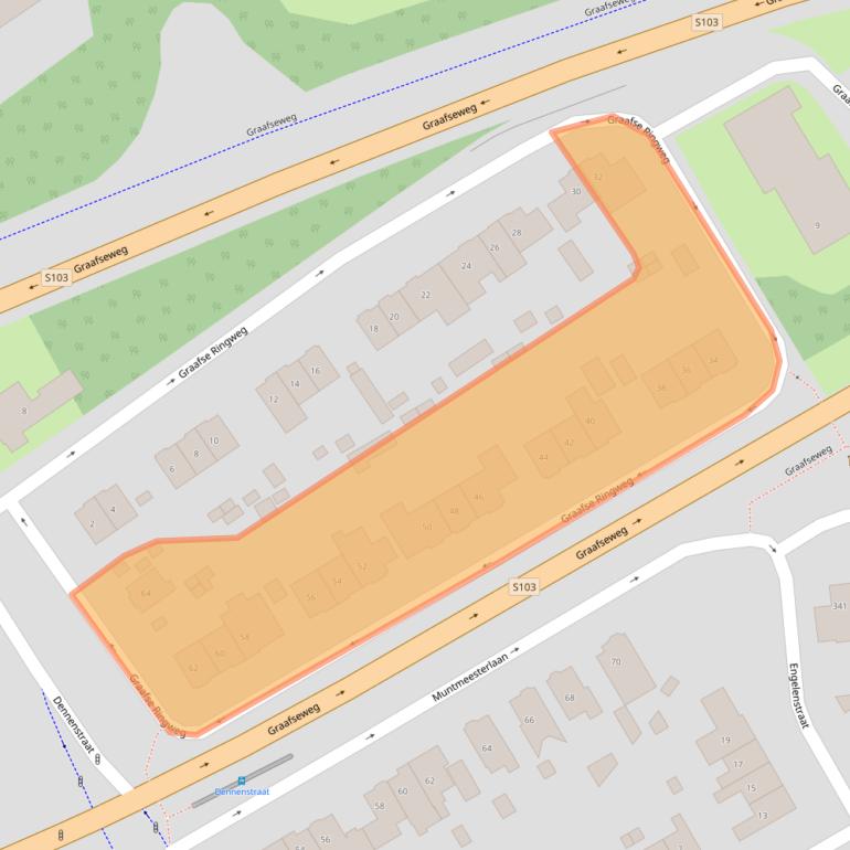 Kaart van postcodegebied 6543JL.