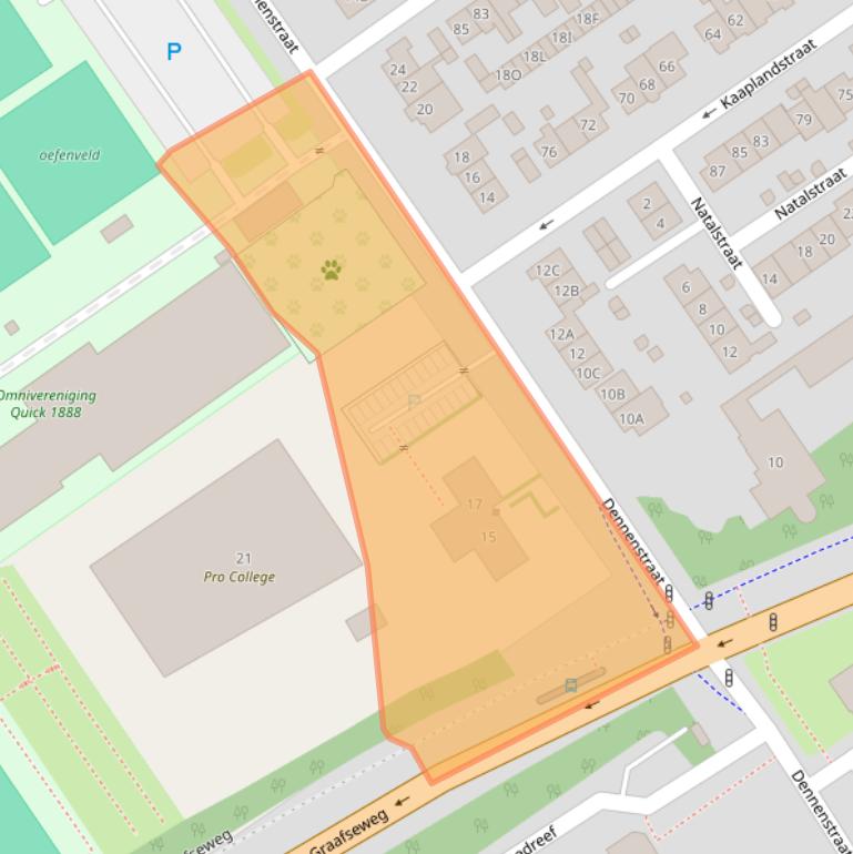 Kaart van postcodegebied 6543JN.