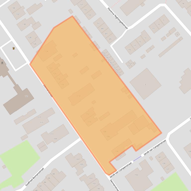 Kaart van postcodegebied 6543JW.