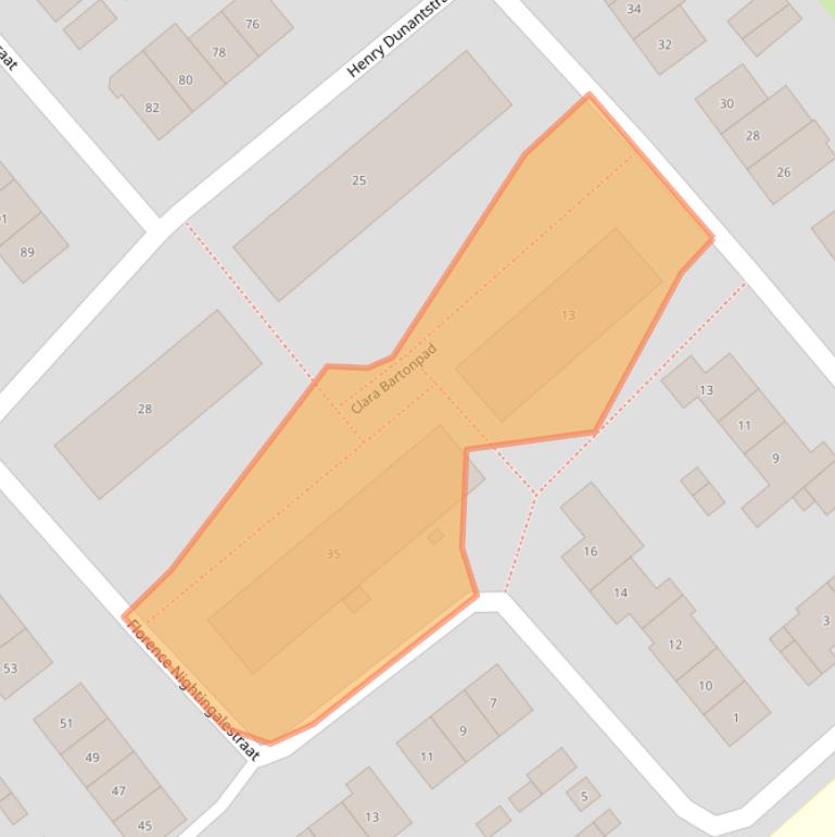 Kaart van postcodegebied 6543KM.