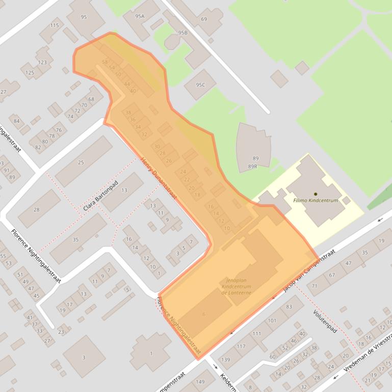 Kaart van postcodegebied 6543KR.