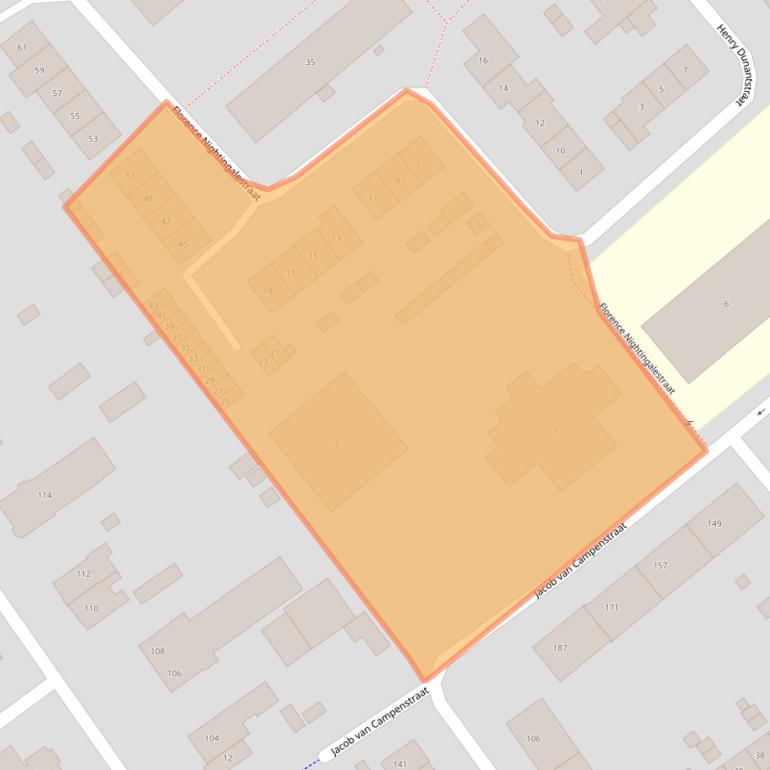 Kaart van postcodegebied 6543KT.