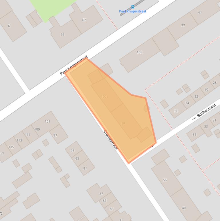 Kaart van postcodegebied 6543MP.