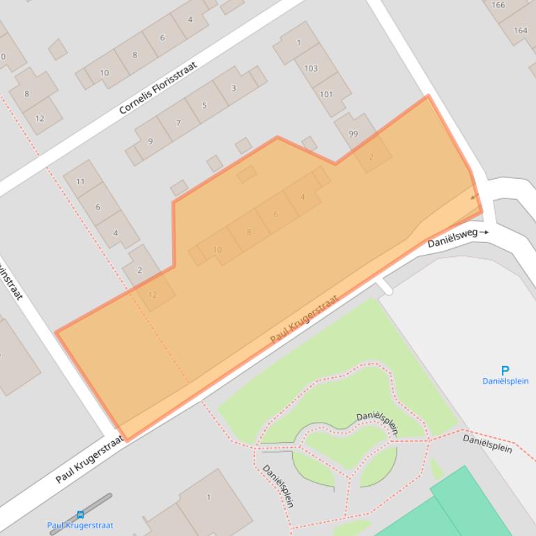 Kaart van postcodegebied 6543MV.