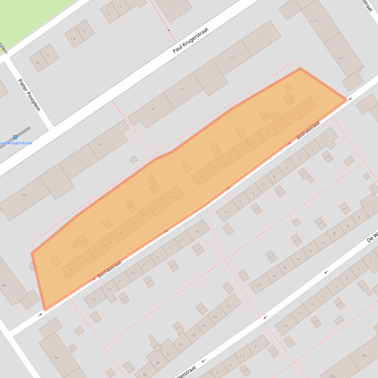 Kaart van postcodegebied 6543ND.