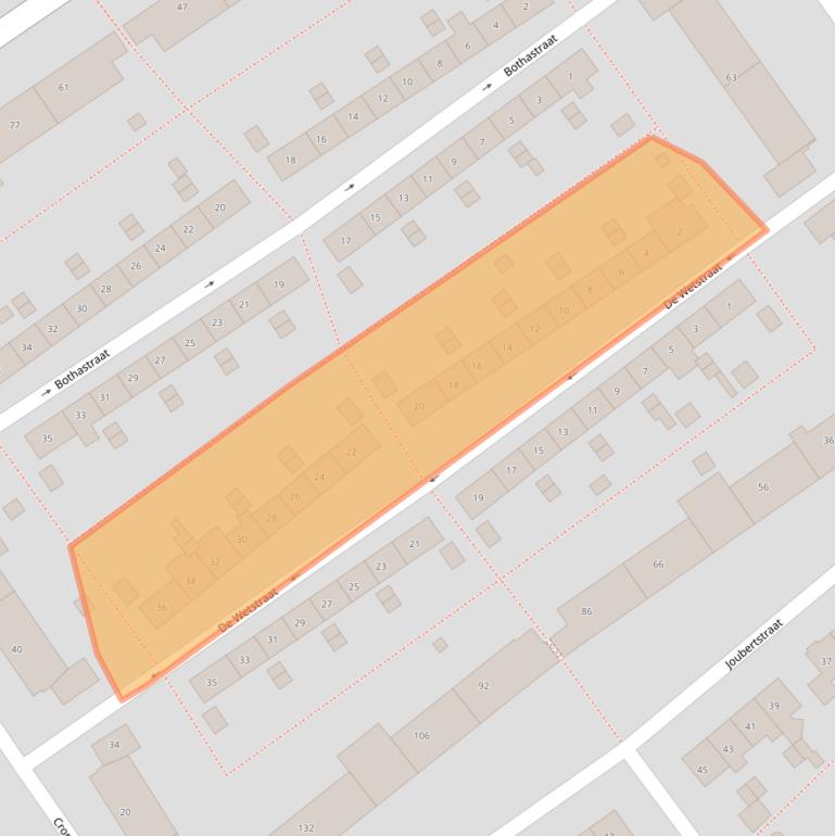 Kaart van postcodegebied 6543NG.