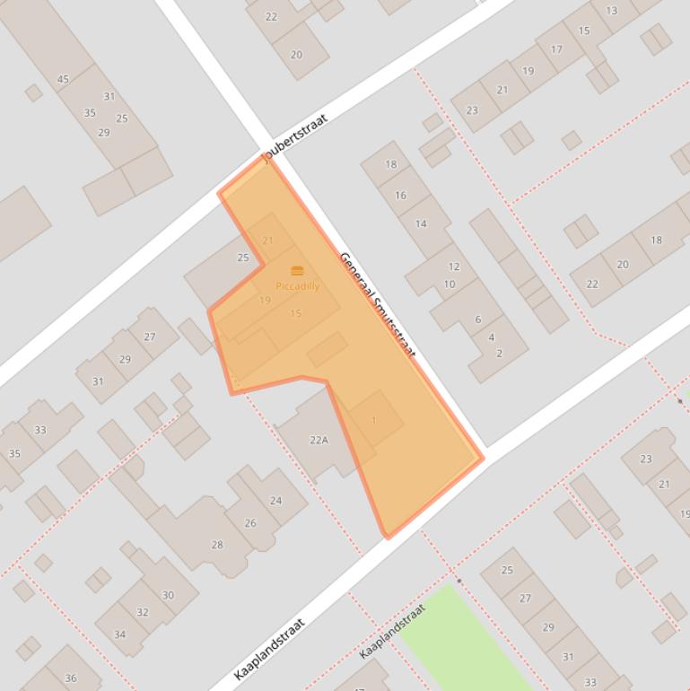 Kaart van postcodegebied 6543NH.