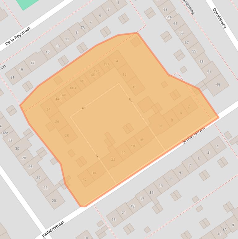 Kaart van postcodegebied 6543NT.