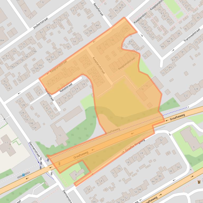 Kaart van postcodegebied 6543PC.