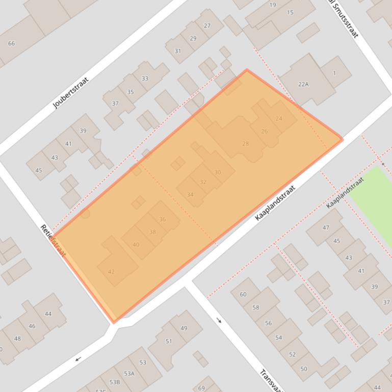 Kaart van postcodegebied 6543PE.