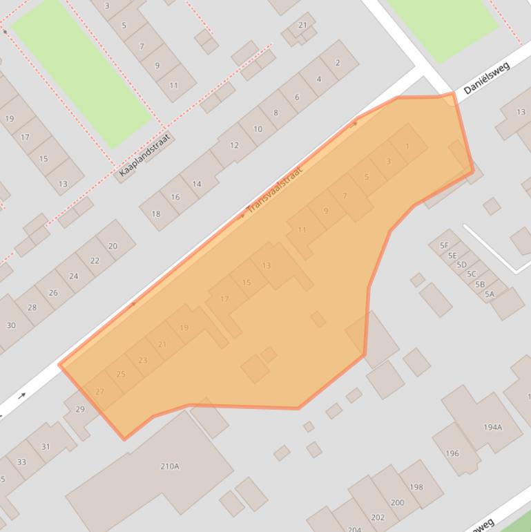 Kaart van postcodegebied 6543PH.