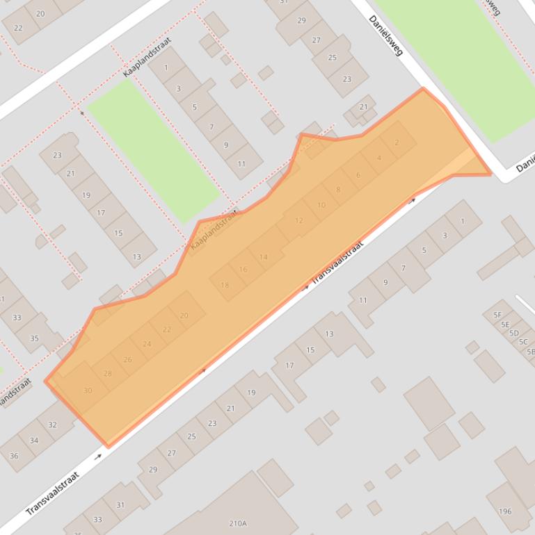 Kaart van postcodegebied 6543PK.