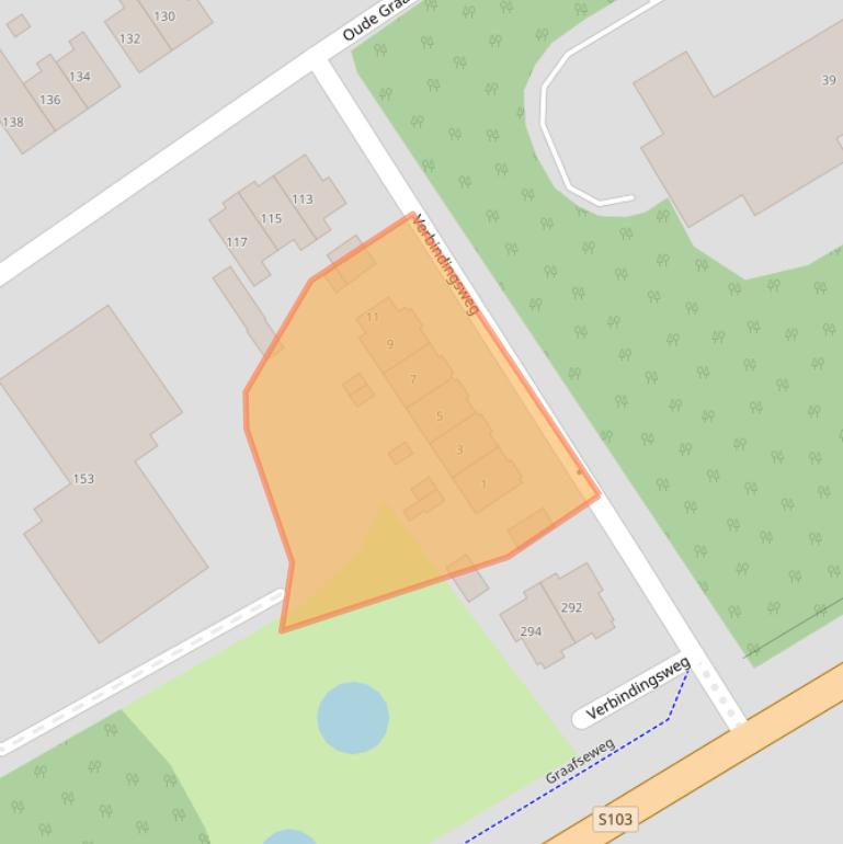 Kaart van postcodegebied 6543PM.