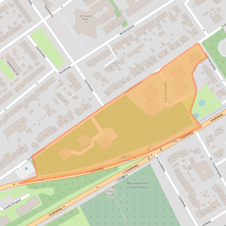 Kaart van postcodegebied 6543PP.