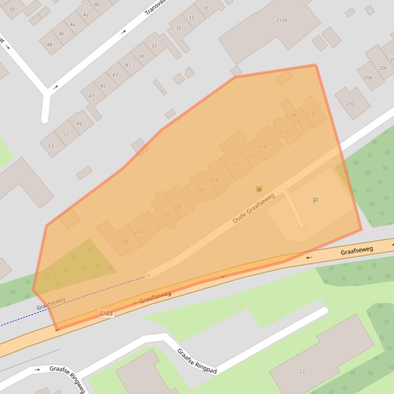 Kaart van postcodegebied 6543PZ.